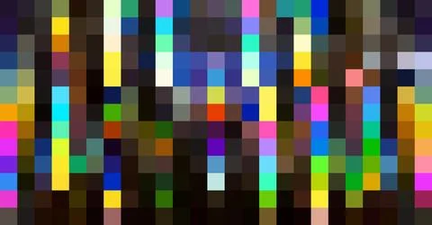 Colorful pixel pattern forming abstract digital grid background Stock Photos