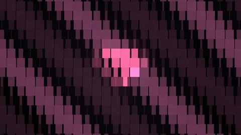 Colorful pixel pattern with heart shape in the center Stock Footage 338323459