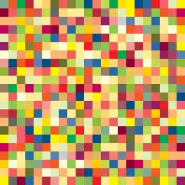 Colorful pixel pattern Stock Illustration