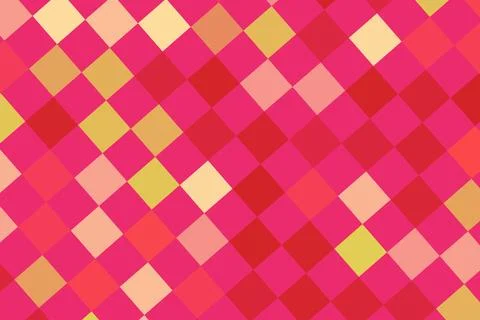 Colorful pixel pattern with pink red and yellow tones Stock Photos