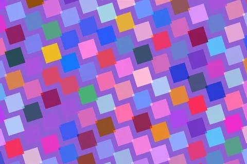 Colorful pixel pattern with squares in various shades Stock Photos