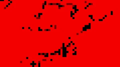 Colorful pixel square mosaic pattern. colorful 8 bit square pixel background Stock Footage 142445116