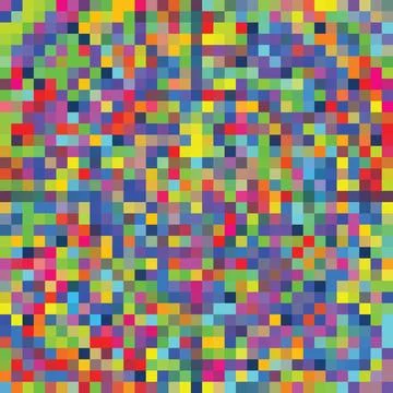 Colorful pixelated backdrop Illustrazione stock