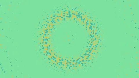 Colorful pixelated circular pattern design 스톡 일러스트