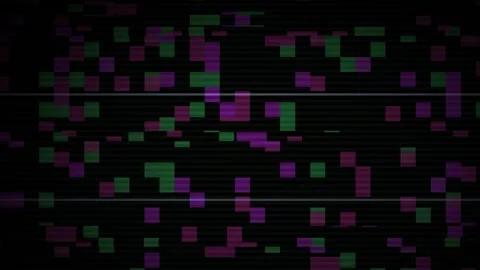 Colorful Pixelated Digital Background Animation. Stock Footage 335349342