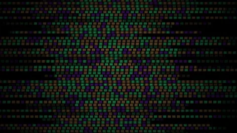 Colorful pixelated digital code matrix. Stock Footage 335105806