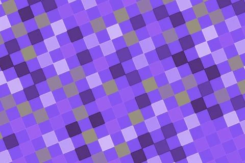 Colorful pixelated mosaic pattern in purple shades 스톡 일러스트