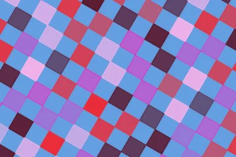 Colorful pixelated mosaic pattern with vibrant squares Illustrazione stock
