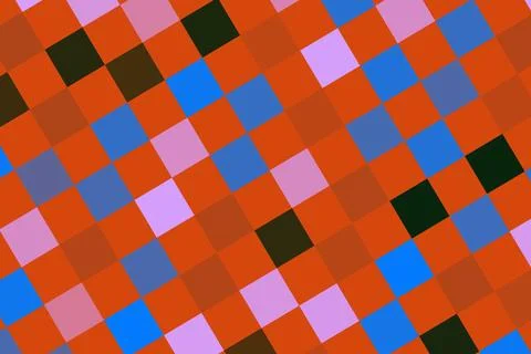 Colorful pixelated pattern with red, blue, purple, black Stock Photos