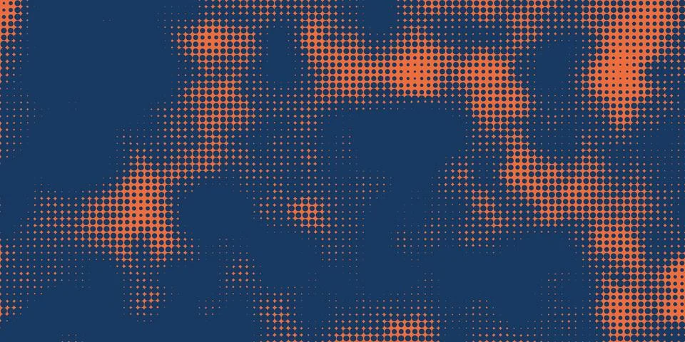 Colorful Pixelated Random Shapes Pattern - Abstract Dotted Cloud Background.. イラスト素材