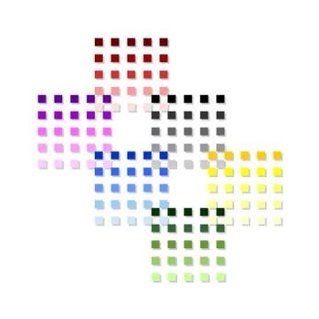 Colorful pixels Stock Illustration
