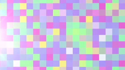 Colorful pixels a vibrant checkered pattern of green, pink, yellow, and purple Stock Footage 274171805