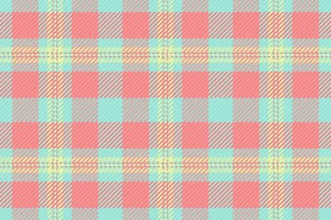 Colorful plaid pattern.  Fabric texture with pastel shades, perfect for backg Stock Illustration