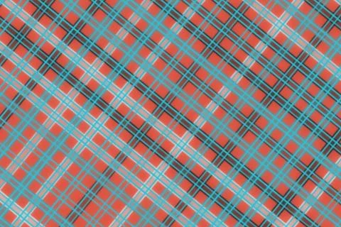 Colorful plaid pattern with red, green, and blue lines Stock Photos
