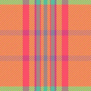Colorful plaid pattern with vibrant stripes. A warm, textured design that evo Stock Illustration