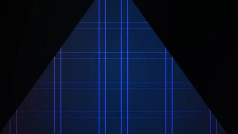 Colorful plaid patterns in triangular shapes. Stock Footage 336693767