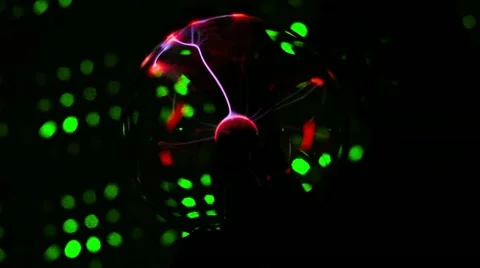 Colorful plasma ball Stock-Footage 20476687