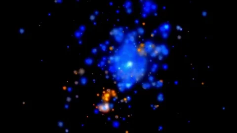 Colorful Plasma Explosion Stock Footage 85200556