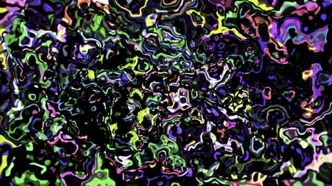 Colorful plasma pattern with psychedelic effect. Motion. Flashing plasma pattern Stock Illustration