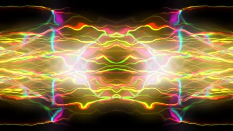 Colorful Plasma Power Rays 2 Stock Footage 121521554