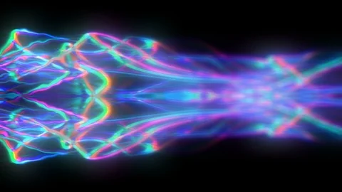 Colorful Plasma Power Rays 3 Vídeos de archivo 121568466