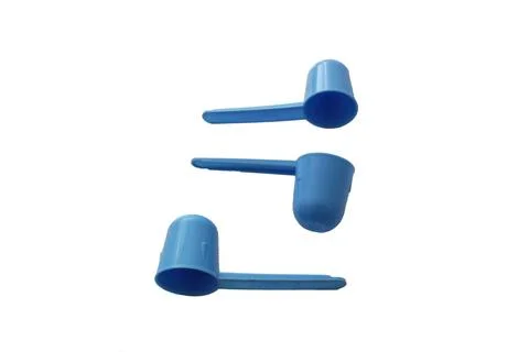 Colorful Plastic spoon Stock Photos