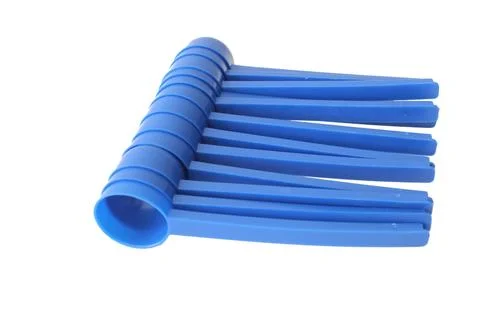 Colorful Plastic spoon Stock Photos