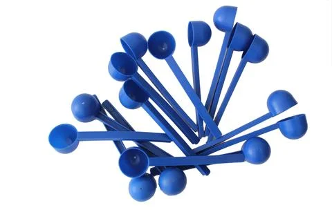 Colorful Plastic spoon Stock Photos