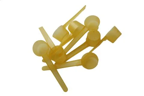 Colorful Plastic spoon Stock Photos
