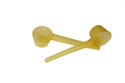 Colorful Plastic spoon Foto stock