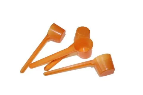 Colorful Plastic spoon Stock Photos