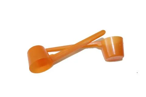 Colorful Plastic spoon 스톡 사진