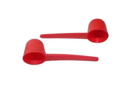 Colorful Plastic spoon Stock Photos