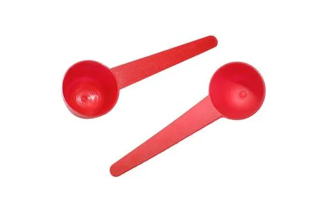 Colorful Plastic spoon Stock Photos