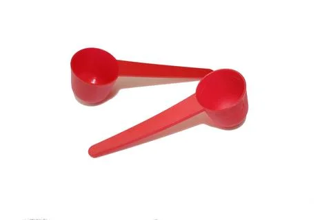 Colorful Plastic spoon Stock Photos