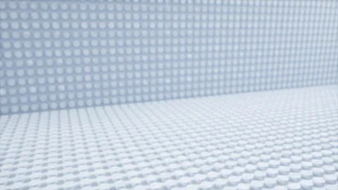 Colorful plastic toy bricks falling down on grey ground Stock Footage 93437464