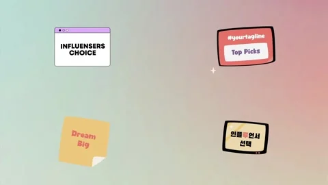 Colorful Plate Titles for After Effects After Effects stock