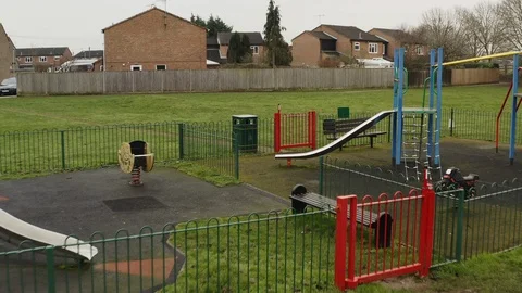 Colorful play ground empty Video stock 123681534