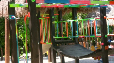 Colorful playground Stock Footage 452070