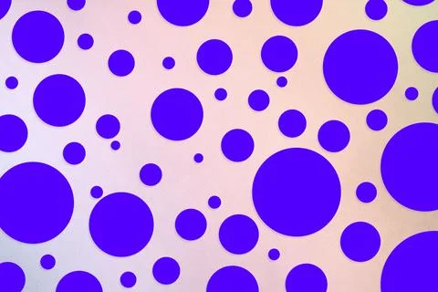 Colorful polka dot backdrop and background Stock Illustration