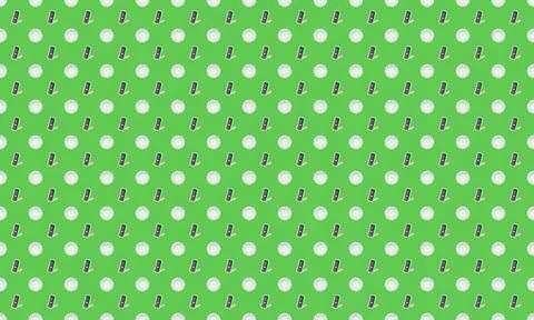 Colorful polka dot pattern with green, pink, and white circles Stock Illustration