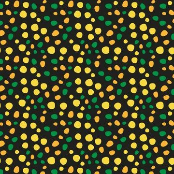 Colorful Polka Dot Pattern Stock Illustration