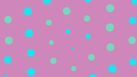 Colorful polka dot pattern on a purple background イラスト素材