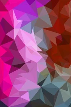 Colorful polygon Abstract background Stock Illustration