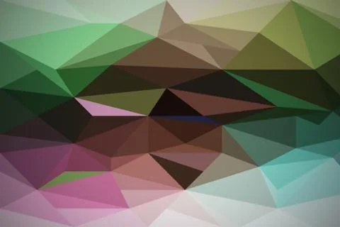 Colorful polygon Abstract background Stock Illustration