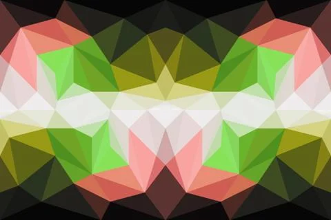 Colorful polygon Abstract background Stock Illustration