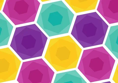 Colorful polygon pattern イラスト素材