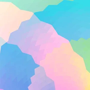Colorful Polygonal Background. Rumpled Square Pattern. Low Poly Texture 库存插图