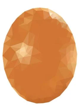 Colorful Polygonal Egg イラスト素材