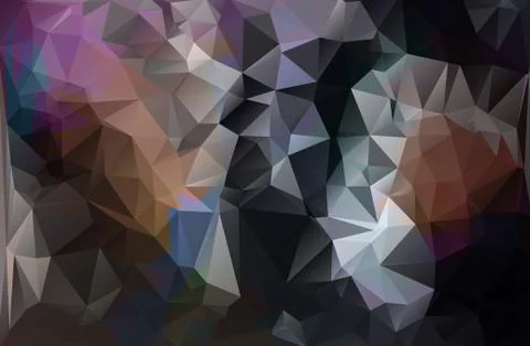 Colorful Polygonal Mosaic Background Illustration